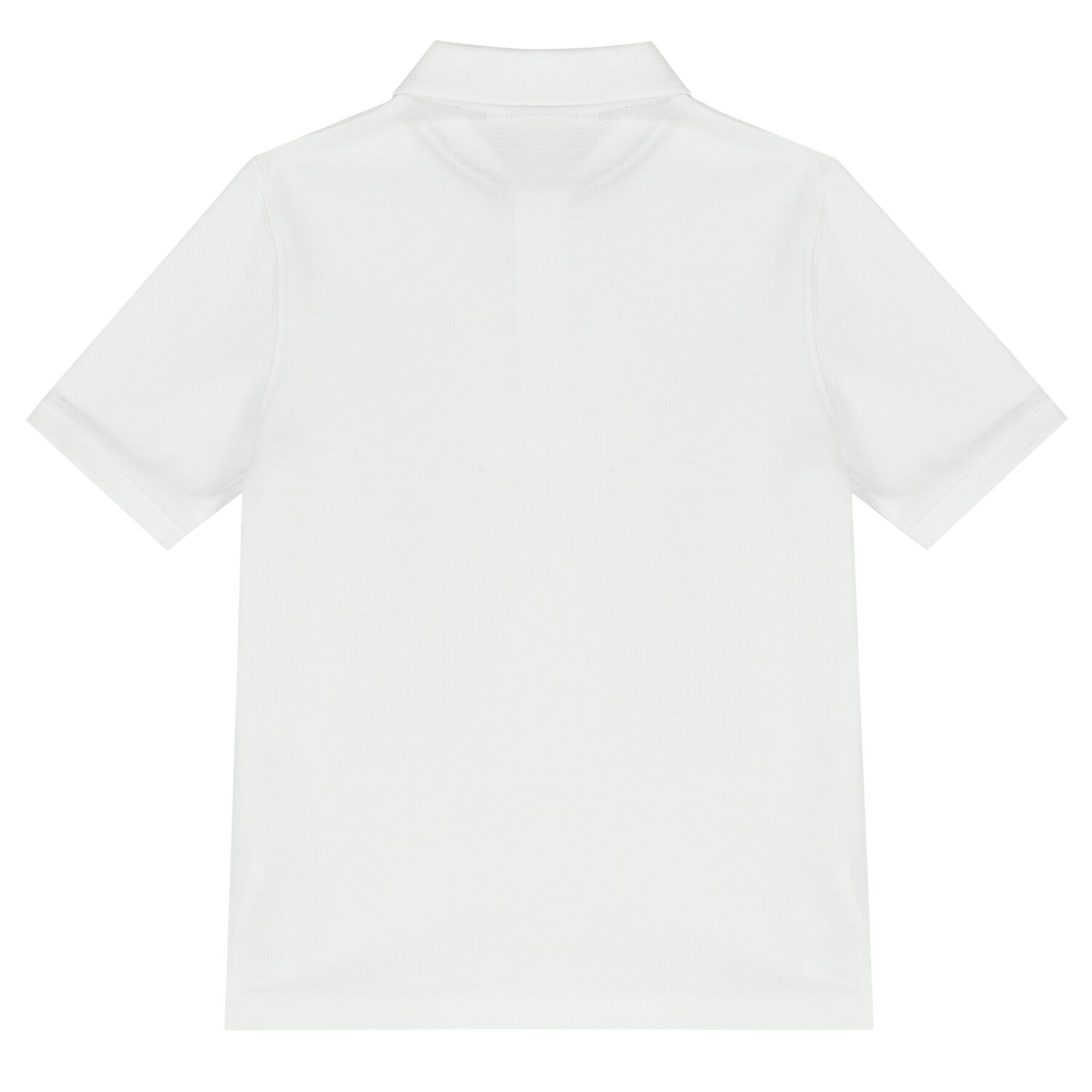 Boys White Logo Polo Shirt, 3, hi-res