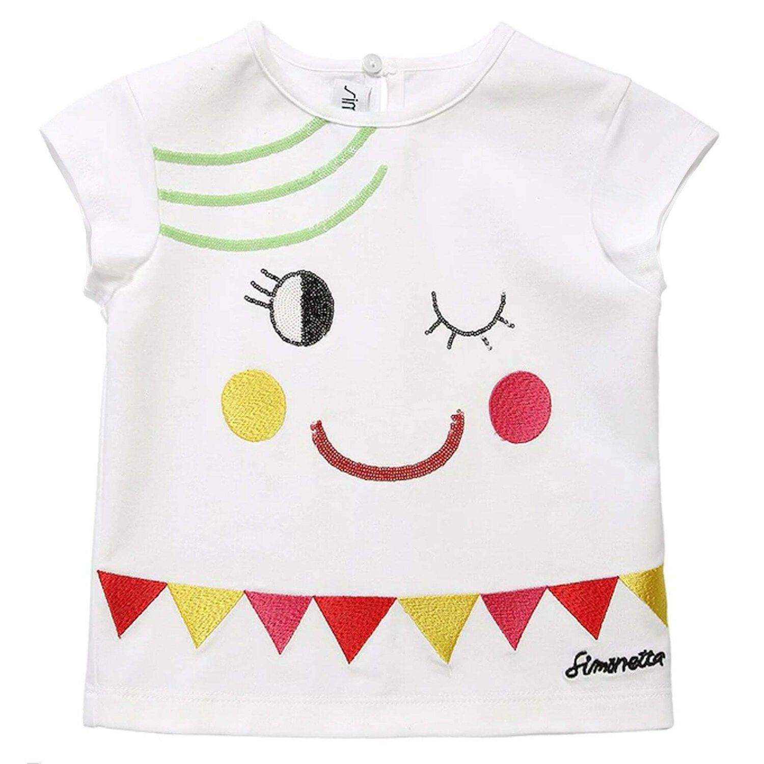 Girls White Top, 1, hi-res image number null