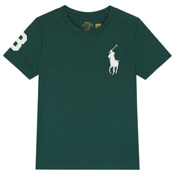 Boys Green Logo T-Shirt 