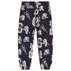 Boys Navy Blue Lion & Tiger Joggers, 1, hi-res
