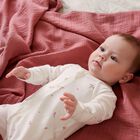 Baby Girls White & Pink Babygrows ( 4 Pack ), 4, hi-res