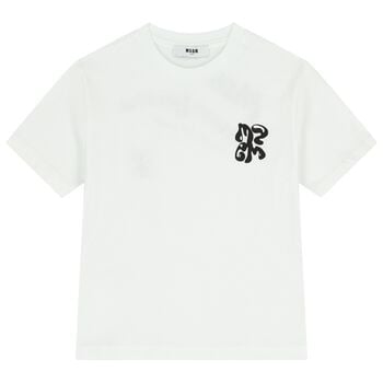 Boys White Logo T-Shirt