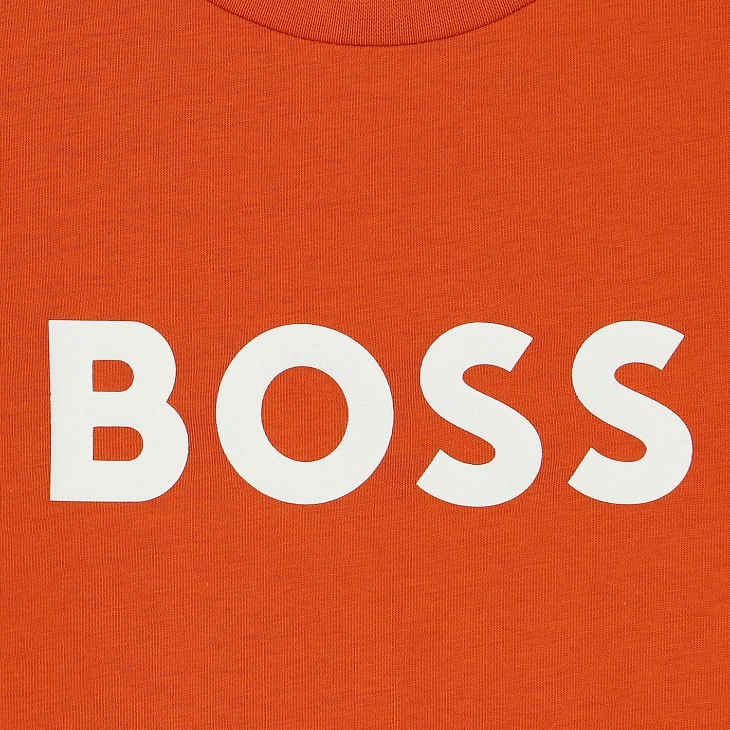 Boys Orange Logo Long Sleeve Top, 1, hi-res image number null