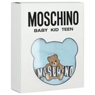 Blue Teddy Bear Logo Babygrow Gift Set, 4, hi-res