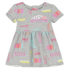 Baby Girls Grey Logo Dress Set, 1, hi-res