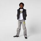 Boys Grey Logo Denim Jeans, 1, hi-res