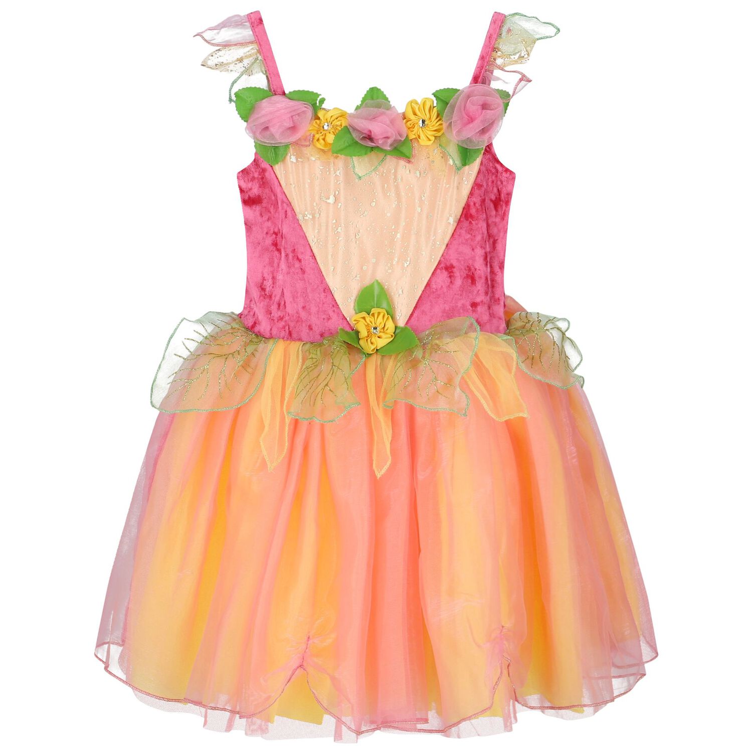 Girls Peach Sorbet Fairy Costume, 1, hi-res image number null