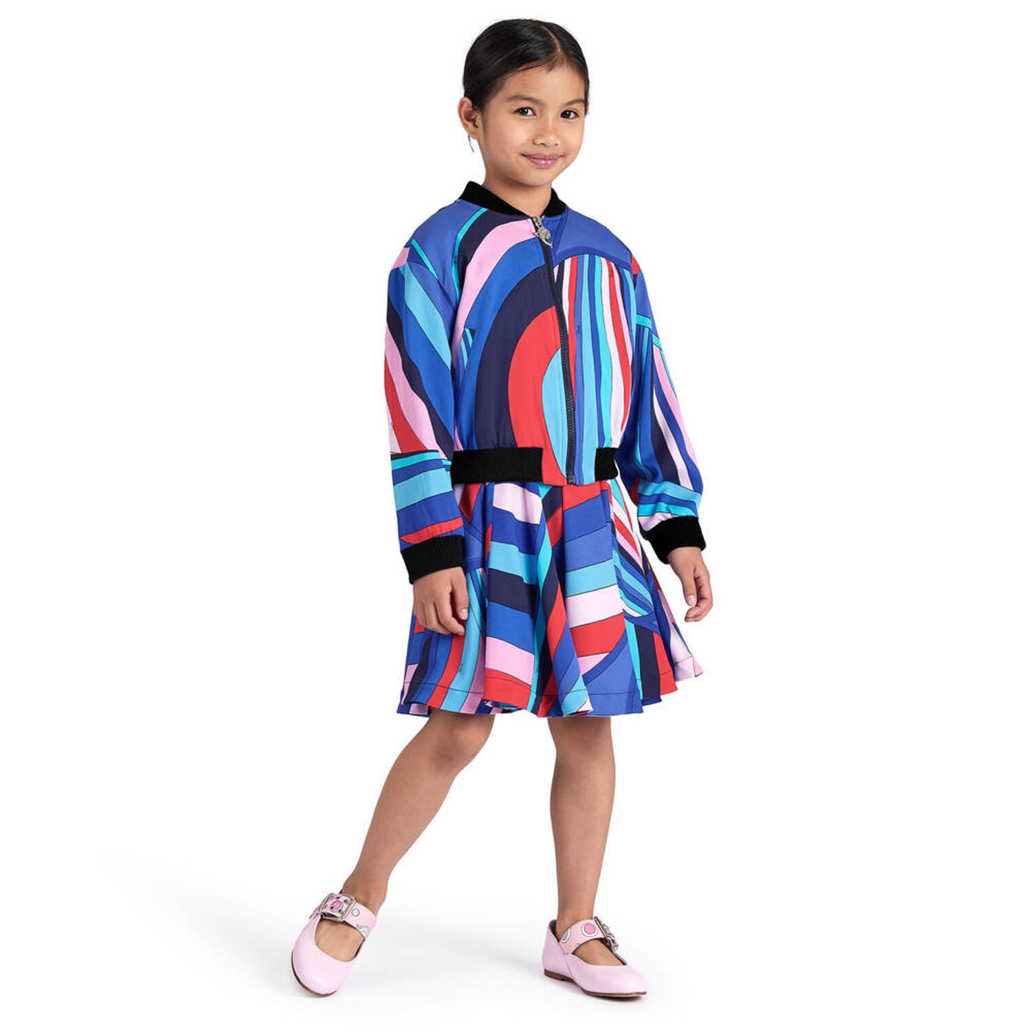 Girls Multi-Coloured Onde Skirt, 1, hi-res image number null