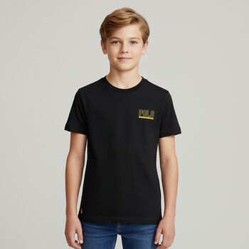 Boys Black Logo T-Shirt
