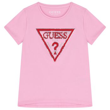 Girls Pink Logo T-Shirt