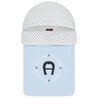 Baby Boys Blue & White Logo Nest, 2, hi-res