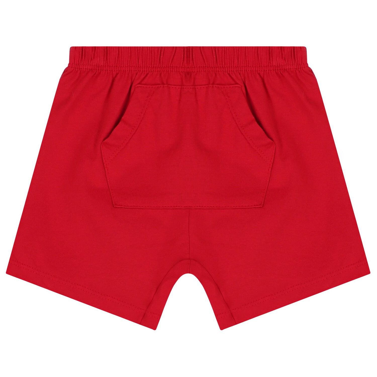 Baby Boys White, Red & Blue Shorts Set, 1, hi-res