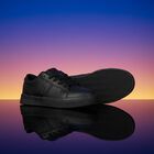 Boys Black Logo Trainers, 1, hi-res