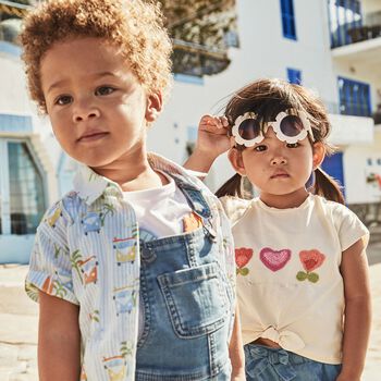 Younger Boys Blue Denim Dungaree