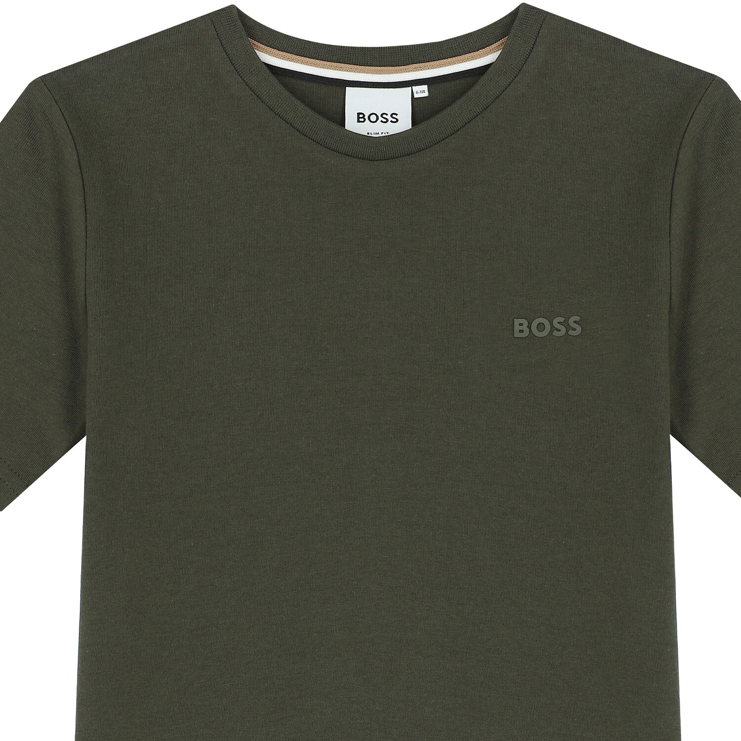 Boys Green Logo T-Shirt, 4, hi-res image number null