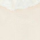 Baby Girls Pink Logo Babygrow, 1, hi-res