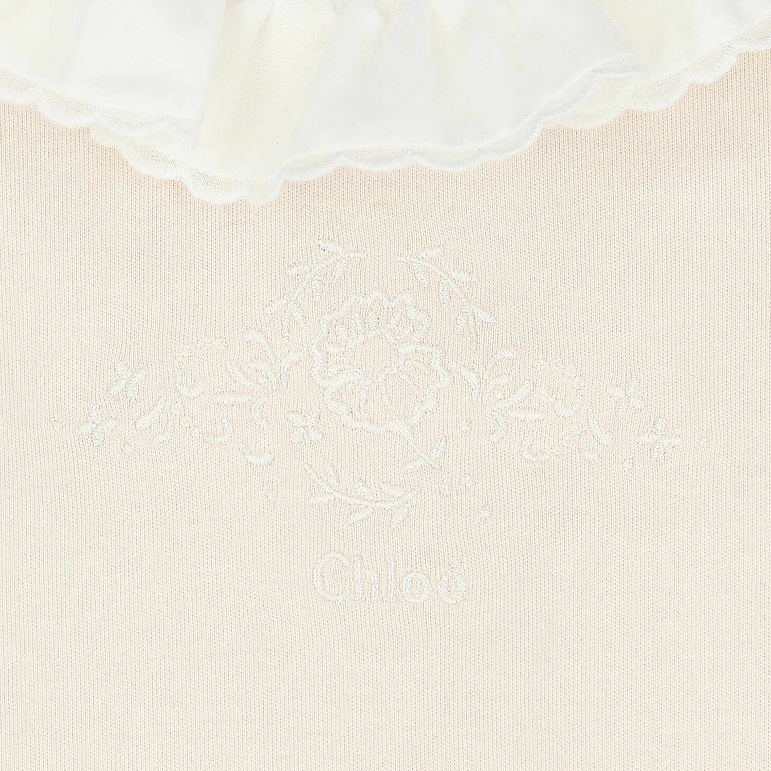 Baby Girls Pink Logo Babygrow, 1, hi-res