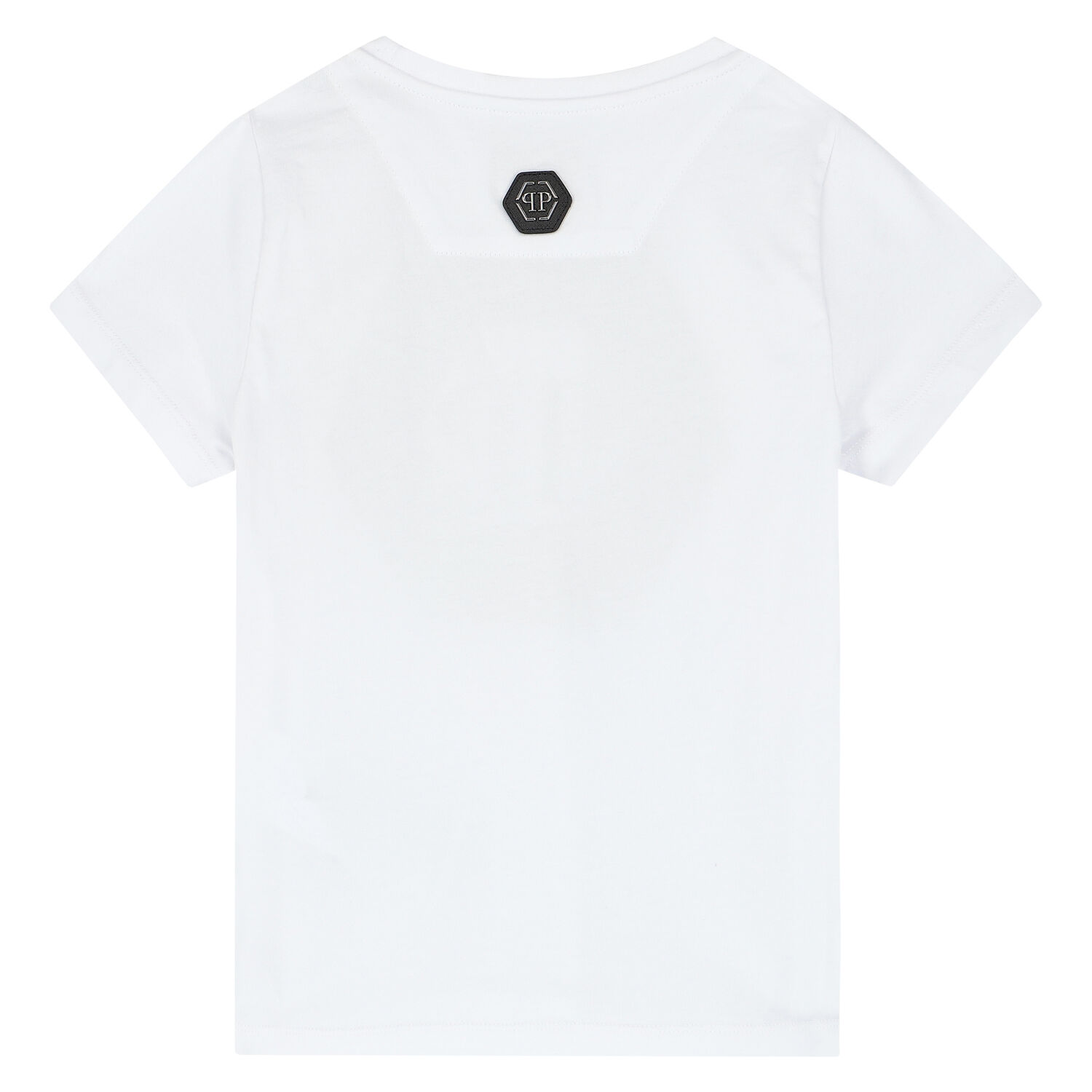 Boys White Logo T-Shirt, 1, hi-res