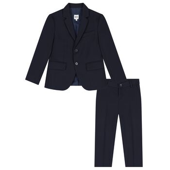 Boys Navy Blue Suit