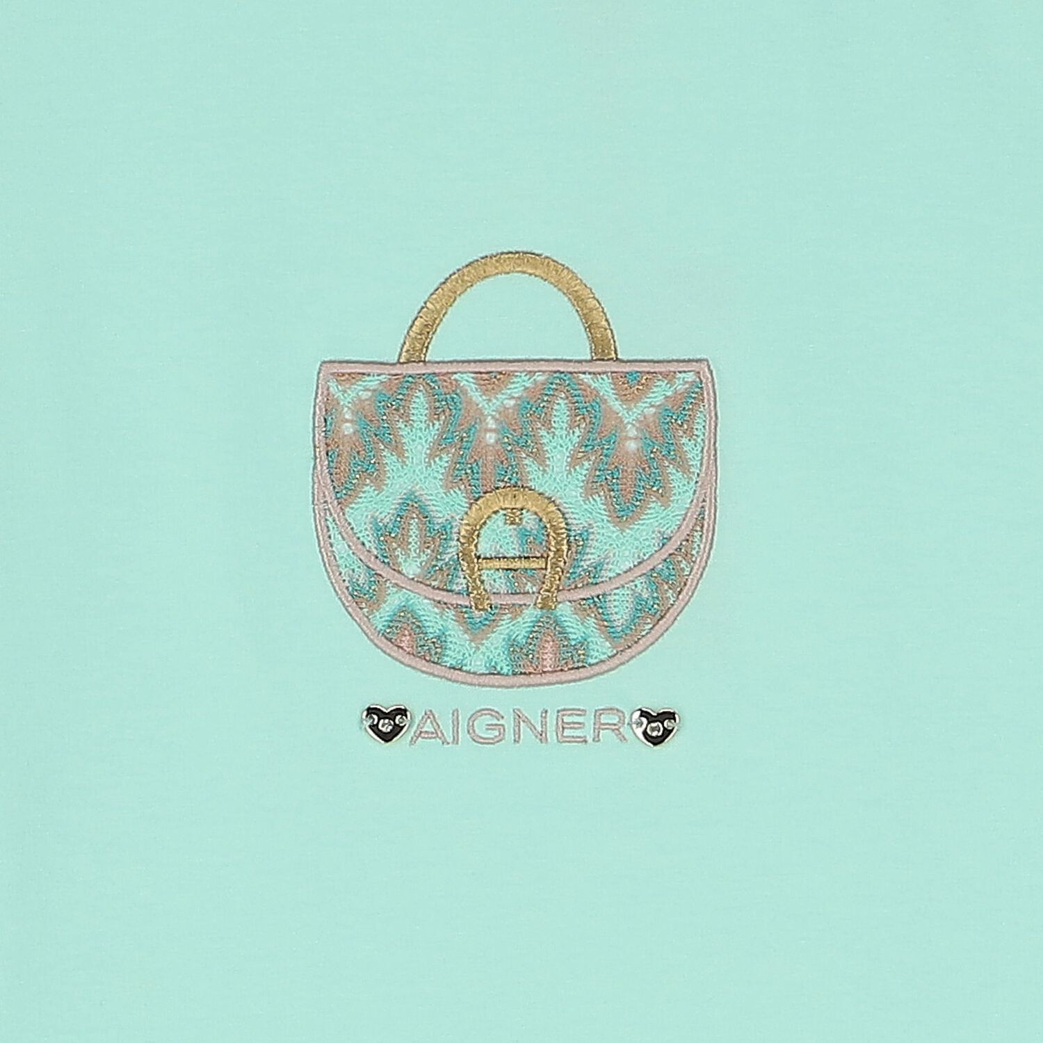 Girls Green Logo Bag Dress, 1, hi-res image number null