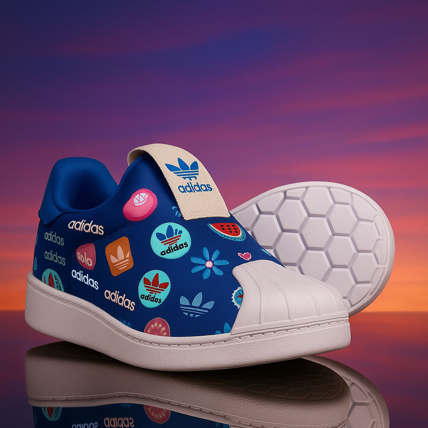 Blue Superstar 360 Trainers, 1, hi-res image number null