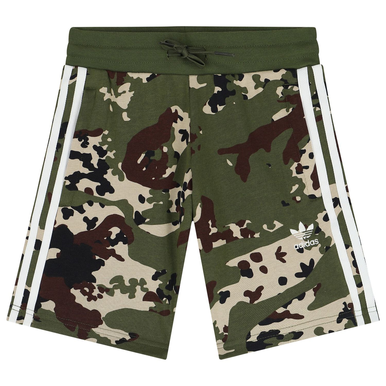 Green Camouflage Logo Shorts, 1, hi-res image number null