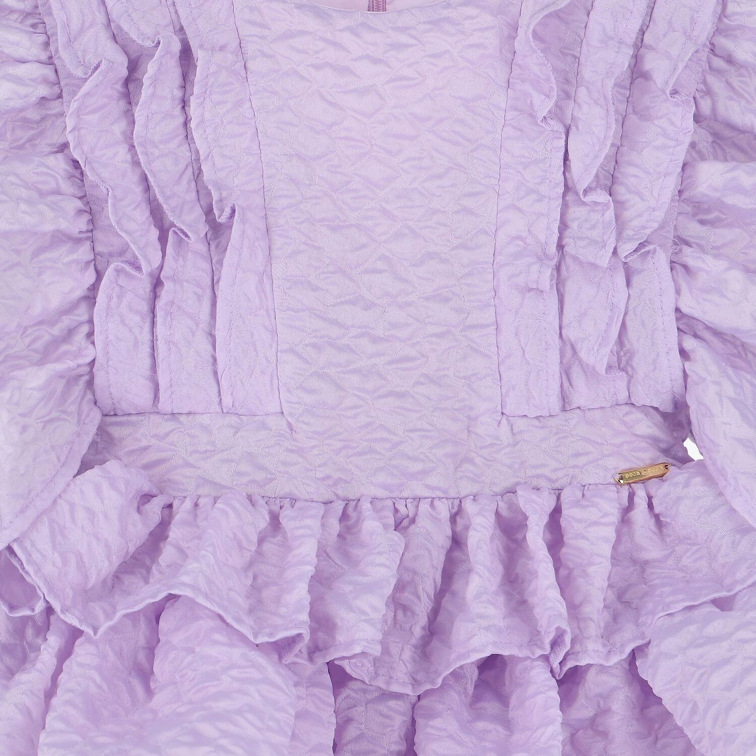 Girls Lilac Ruffled Dress, 1, hi-res image number null