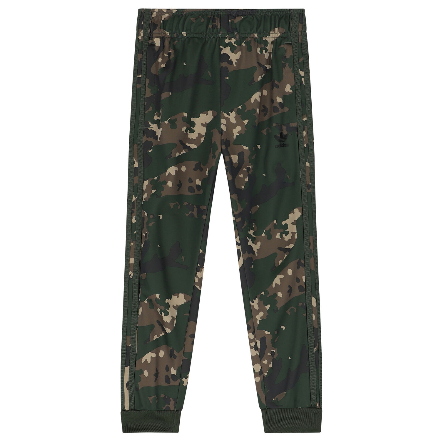 Black & Green Camouflage Logo Joggers, 1, hi-res