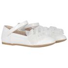 Girls White Patent Shoes, 1, hi-res