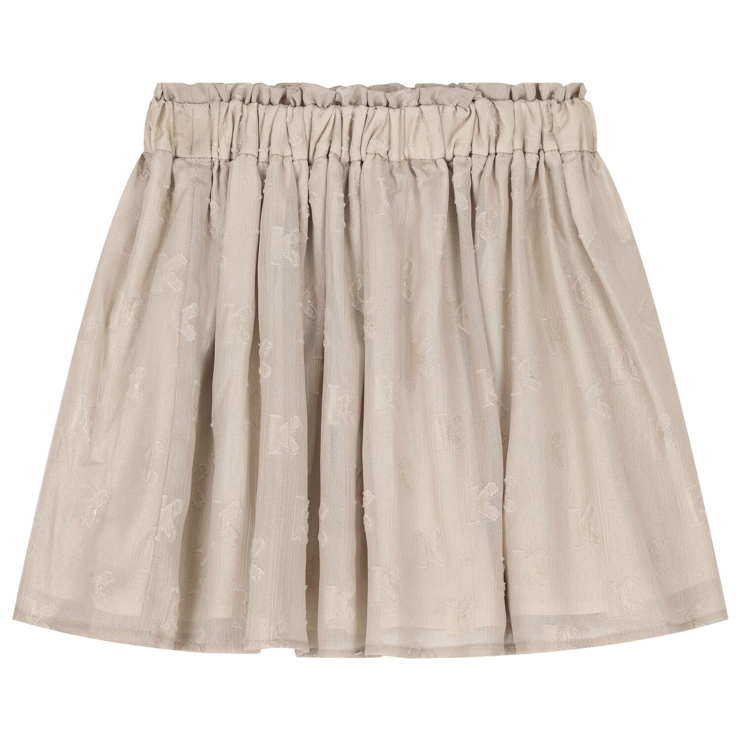 Girls Gold Logo Skirt, 1, hi-res image number null