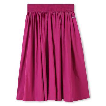 Girls Pink Logo Skirt