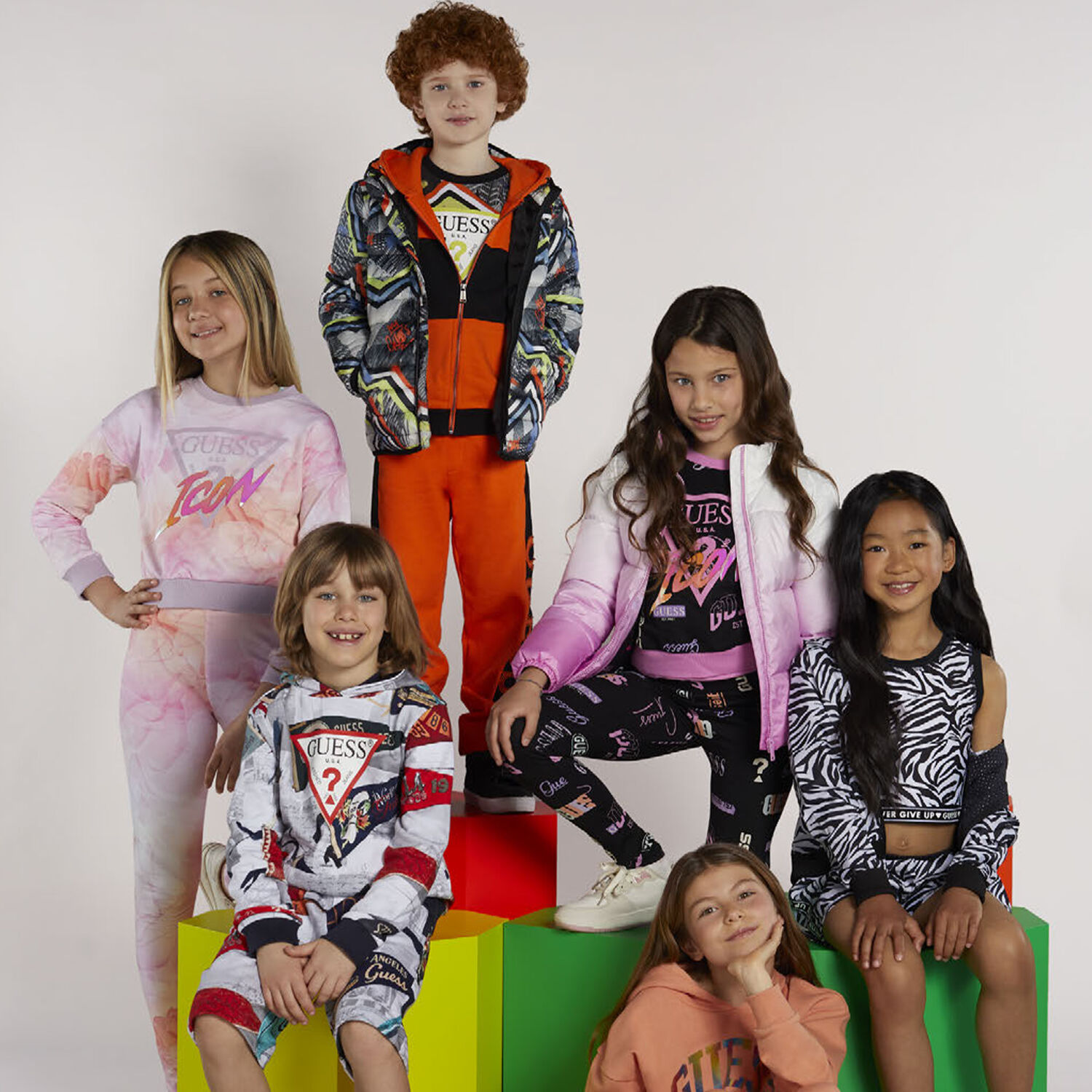 Boys White Logo Shorts, 2, hi-res