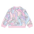 Younger Girls Pink & Blue Orchidee Sweatshirt, 1, hi-res