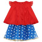 Girls Red & Blue Wonder Woman Costume, 1, hi-res