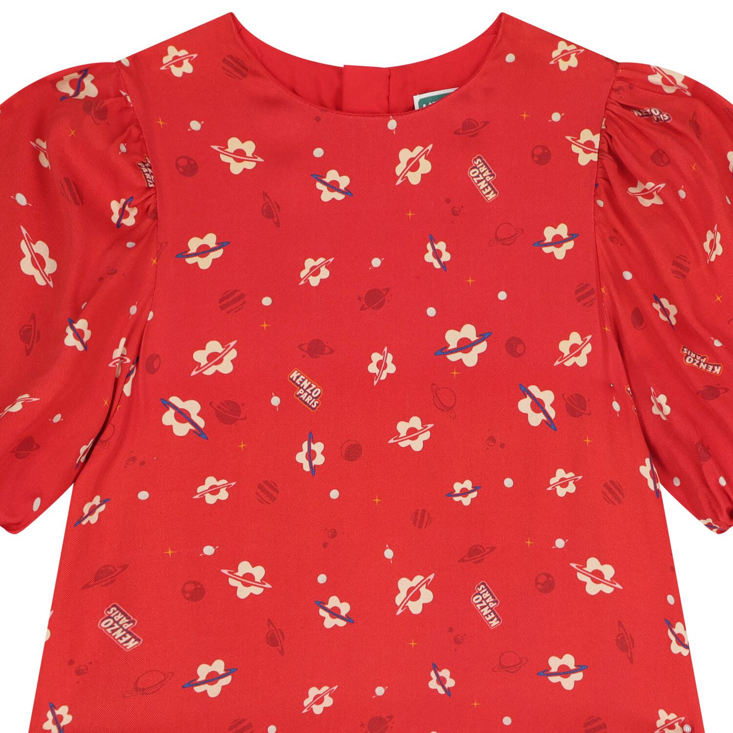 Girls Red Planet Boke Dress, 1, hi-res