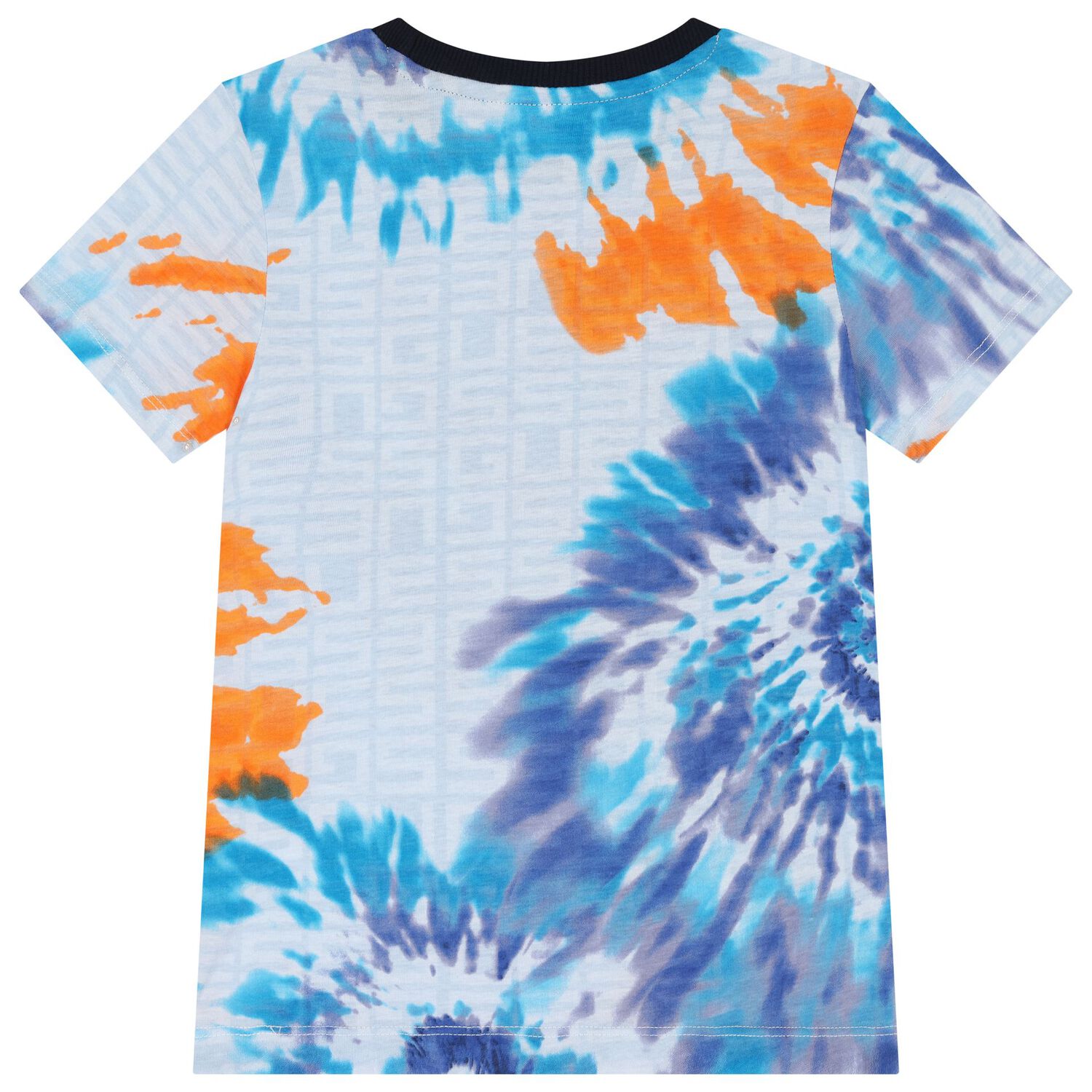 Boys Blue Logo Tie-Dye Shorts Set, 1, hi-res
