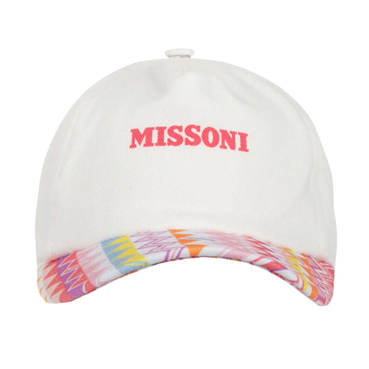 Girls Ivory Logo Zip Zag Cap, 1, hi-res