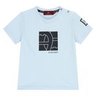 Younger Boys Blue Logo Shorts Ser, 1, hi-res