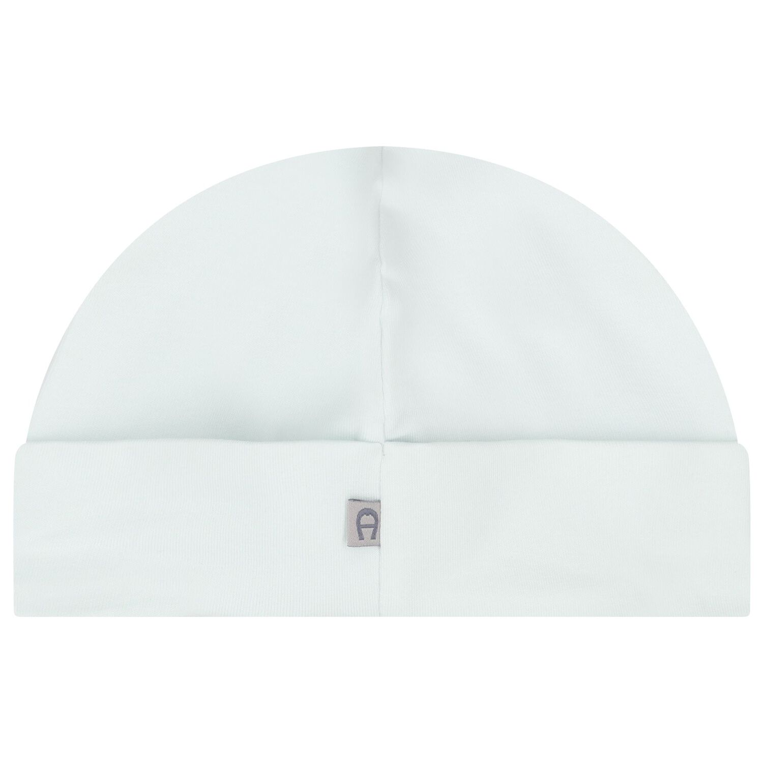 Baby Boys Blue & Gold Logo Baby Hat, 2, hi-res