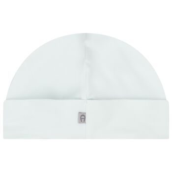 Baby Boys Blue & Gold Logo Baby Hat