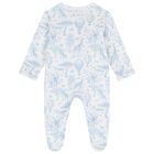 Baby Boys White & Blue Africa Babygrow Gift Set, 1, hi-res