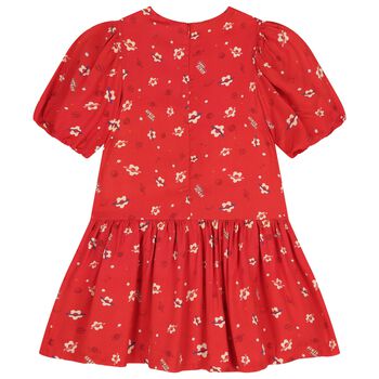 Girls Red Planet Boke Dress