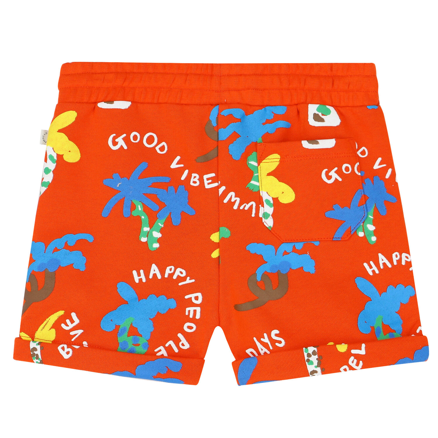 Younger Boys Red Graphic Shorts, 1, hi-res