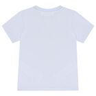 Baby Boys Blue & Navy Blue Logo Shorts Set, 2, hi-res