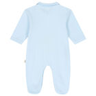 Baby Boys White & Blue Carousel Babygrow, 2, hi-res