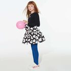 Girls Black & White Dress, 1, hi-res