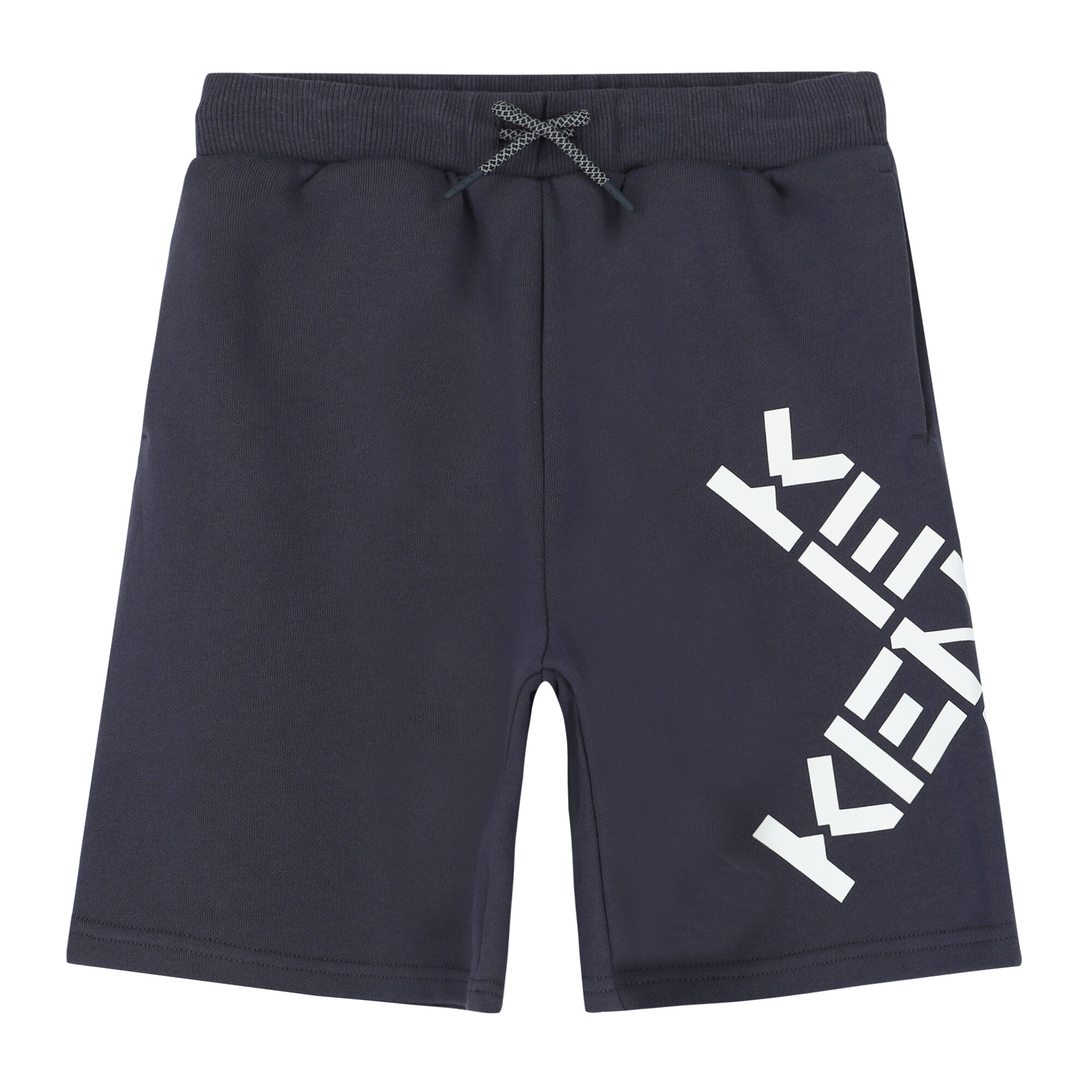 KENZO KIDS Boys Grey Logo Shorts Junior Couture UK