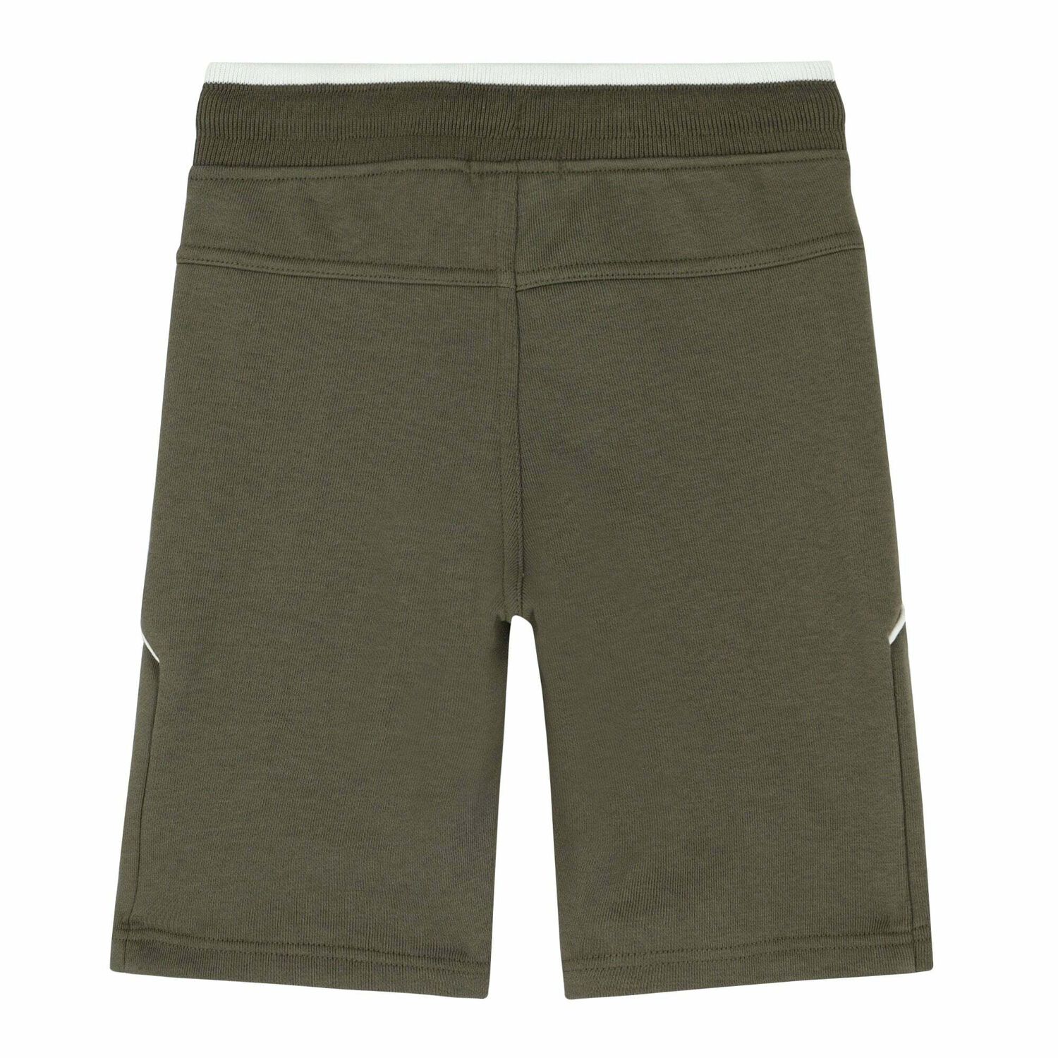 Boys Khaki Logo Shorts, 1, hi-res