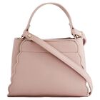 Girls Pink Faux Leather Handbag ( 15cm ), 2, hi-res