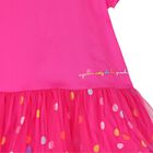 Girls Pink Tulle Dress, 1, hi-res